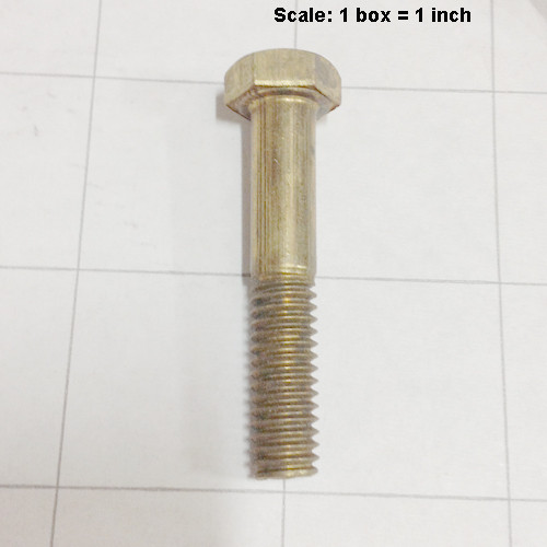  - Bolt 5/16-18 x 1 3/4 hex head brass 999-0613