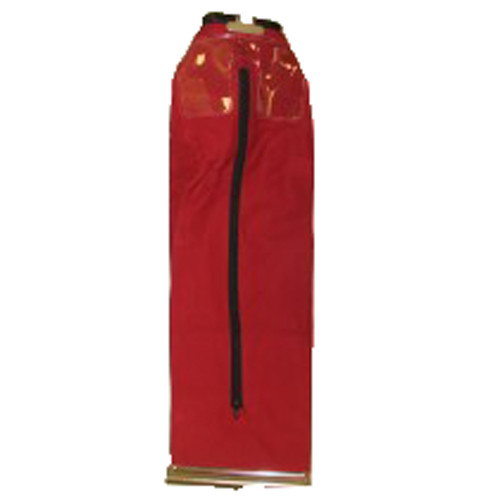 86717490 - RED ZIPPER BAG W/SPRING 993-0786