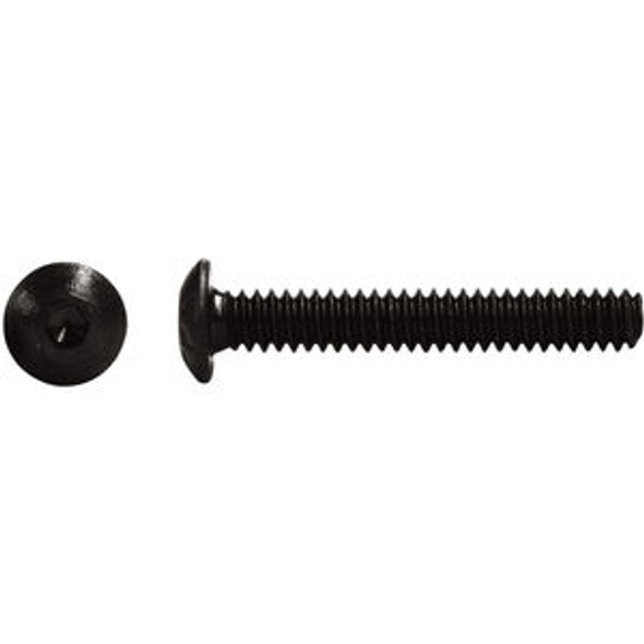  - Screw 1/4-20 x 7/8 button head socket cap black oxide 999-6726                      