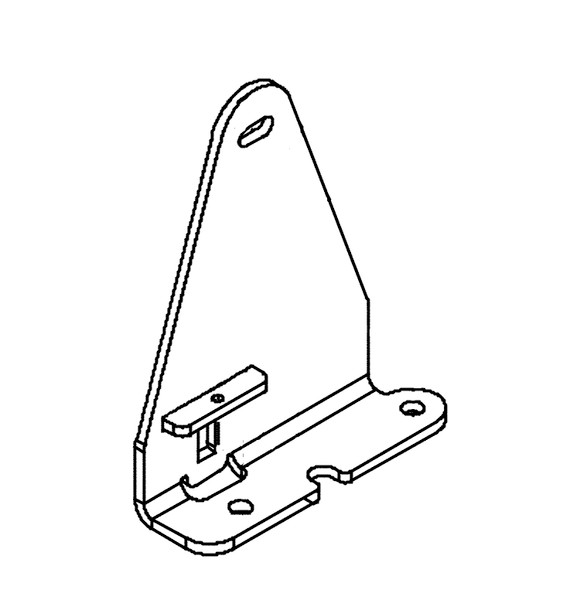 1216222 - Bracket weldment (tall) 375-0192