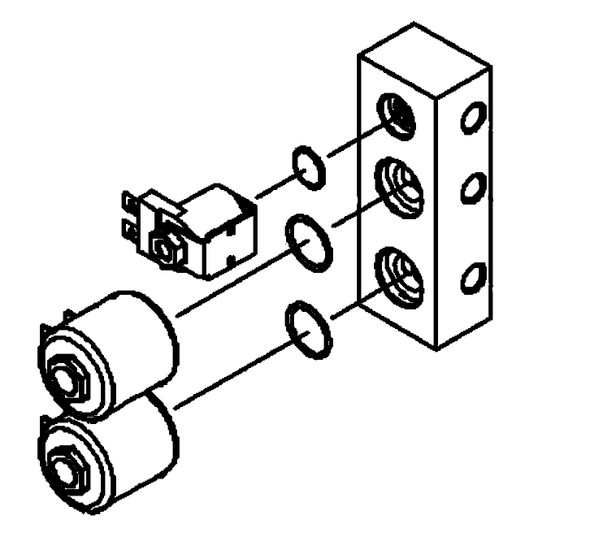 1023693 - 24V 3 station solenoid valve 275-5076                      