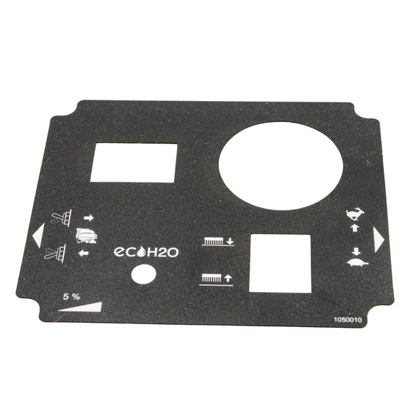 1050010 - Upper console label Ec-H2o 275-5718