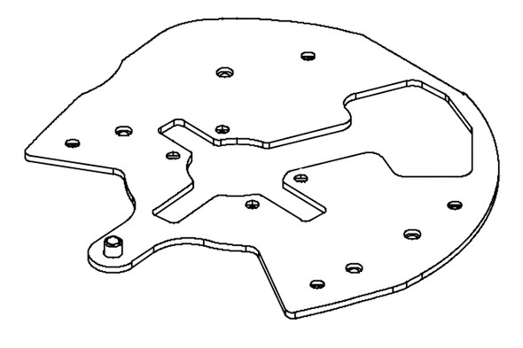 1210590 - Plate weldment 375-0207