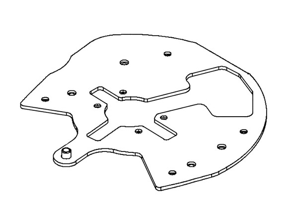 1223980 - Plate weldment 375-3154