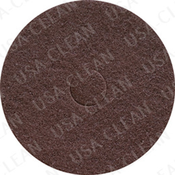 71-17/ETC - 17 inch premium brown stripping pad (pkg of 5) 255-1792