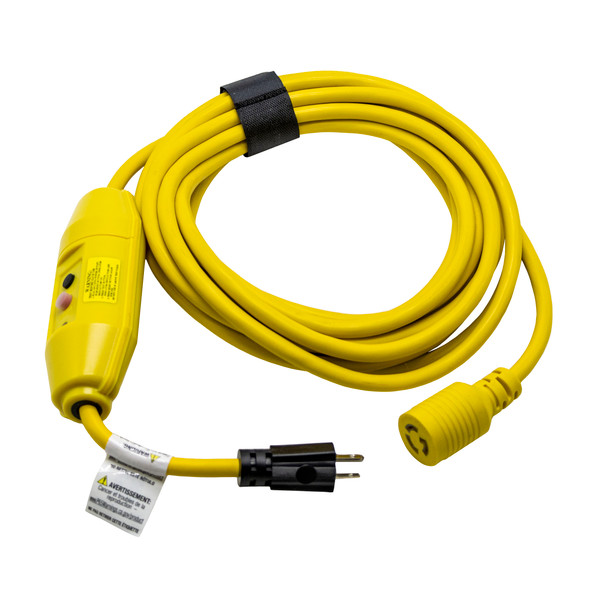 B13795-1 - 12 gauge 25 foot power cord with GFCI (twist lock) 221-0868