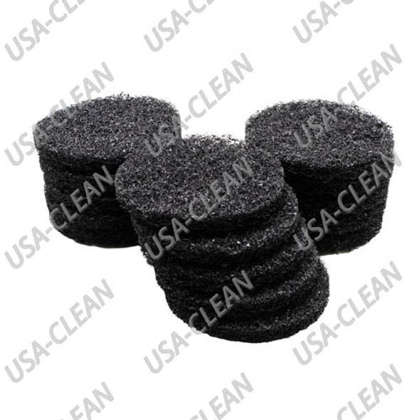 555900 - 6.5 inch black pad (case of 15) 206-5479