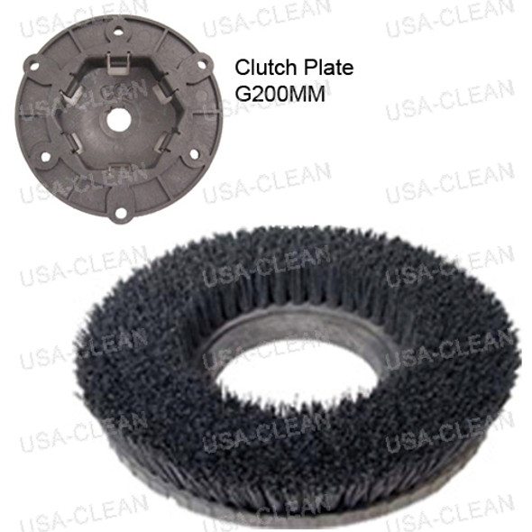 773212 W/ G200MM - 12 inch heavy grit stripping brush - 80 grit 996-1502                      