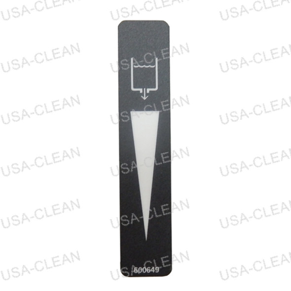600649 - Solution lever  decal 175-2670