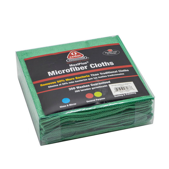  - OCEDAR C96067-72 MaxiPlus multi-purpose microfiber cloth (green)