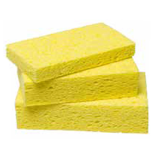 ACS663 - Cellulose block sponge 6 x 4 x 1 1/2 inch (pkg of 24) 255-8012
