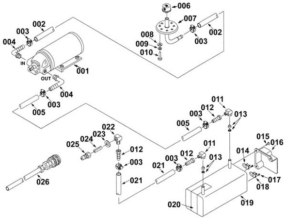 101079 - Recovery tank (OBSOLETE) 175-6268