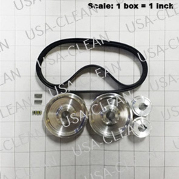 1040057 - Belt kit (belts, square keyways and hardware) 175-8817