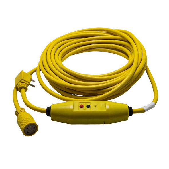 CES19TA - KAIVAC CES19TA 12/3 extention cord 50 foot with GFCI twist lock (yellow)