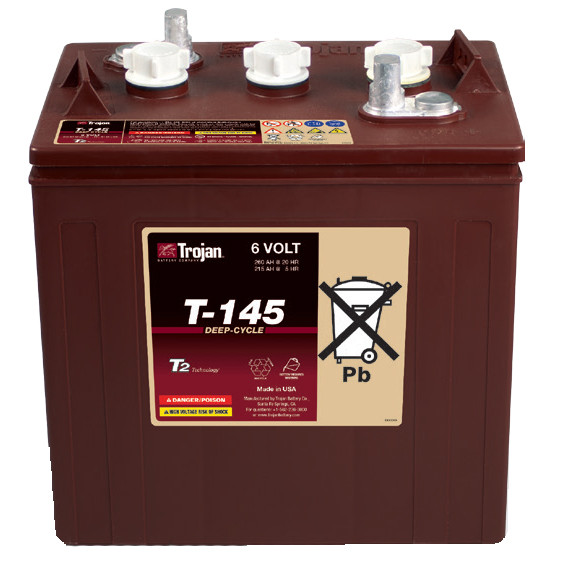 - 6V 260Ah wet battery 162-0056