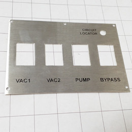 2005 - Switch plate 209-6125