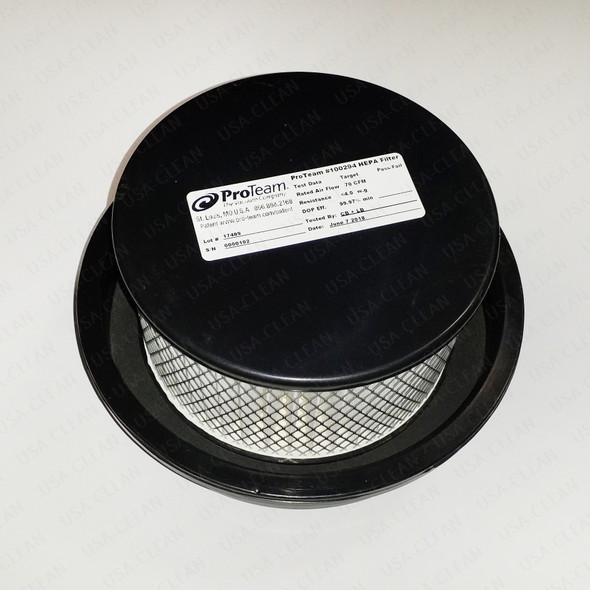 104274 - HEPA filter assembly complete with cap 199-0308