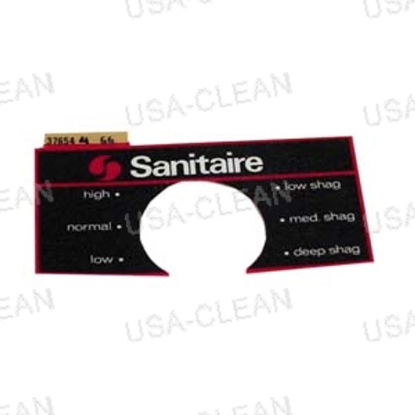 37654 - Sanitaire decal (OBSOLETE) 182-0120