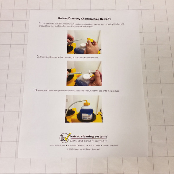  - Kaivac/Diversey instruction sheet 225-0671