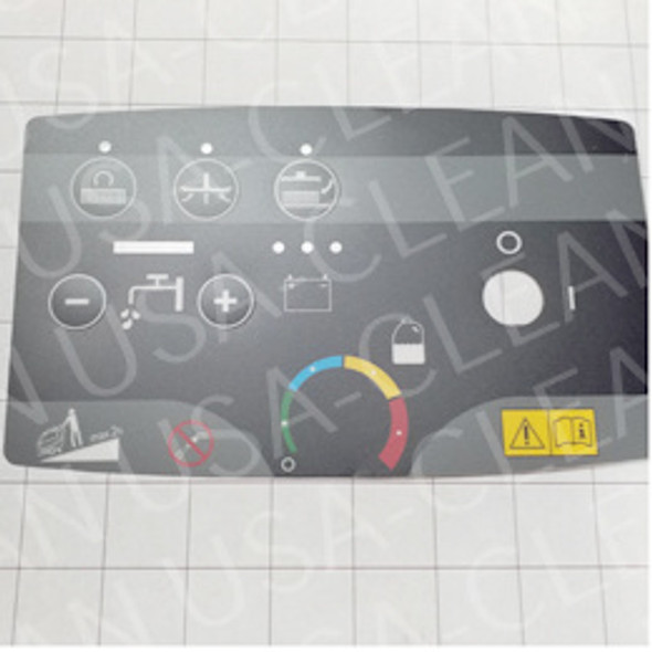 9097025000 - Control panel decal 270-0590