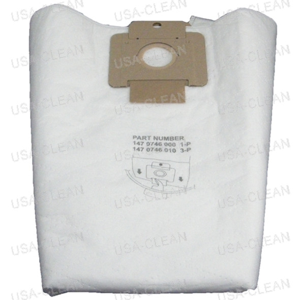 147 0746 010 - Dust bag (pkg of 3) 272-0900