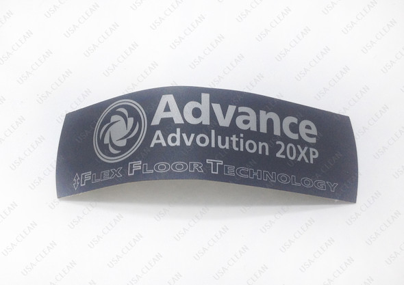 71334A - Motor cover decal 272-6229