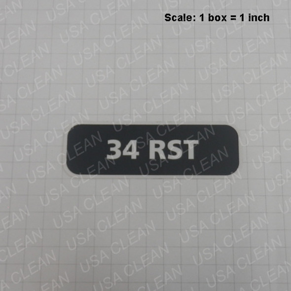 315919 - 34RST decal 272-8165