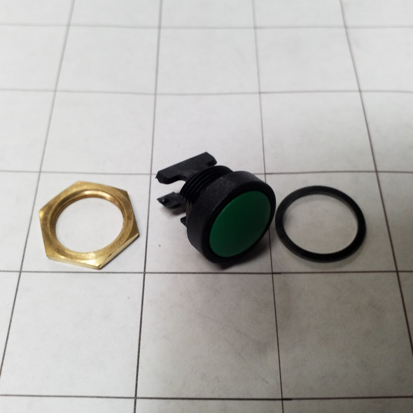 8.621-478.0 - Button assembly with bezel (green) (OBSOLETE) 273-5438