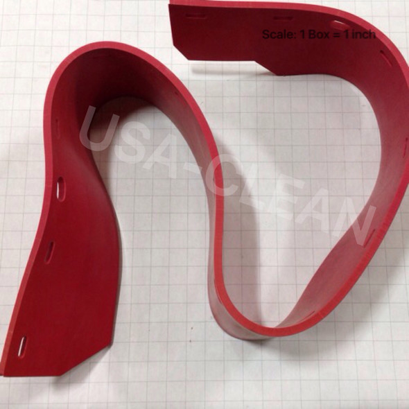 367692 - SKIRT, RBR, .37, 06.00W 63.88L, 15/ SL  (Tennant Industrial) 275-3207