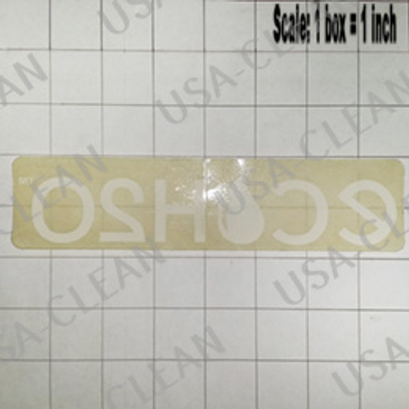 1052753 - Tank decal (Tennant Industrial) 275-7183 1052753 - Tank decal (Tennant Industrial) 275-7183