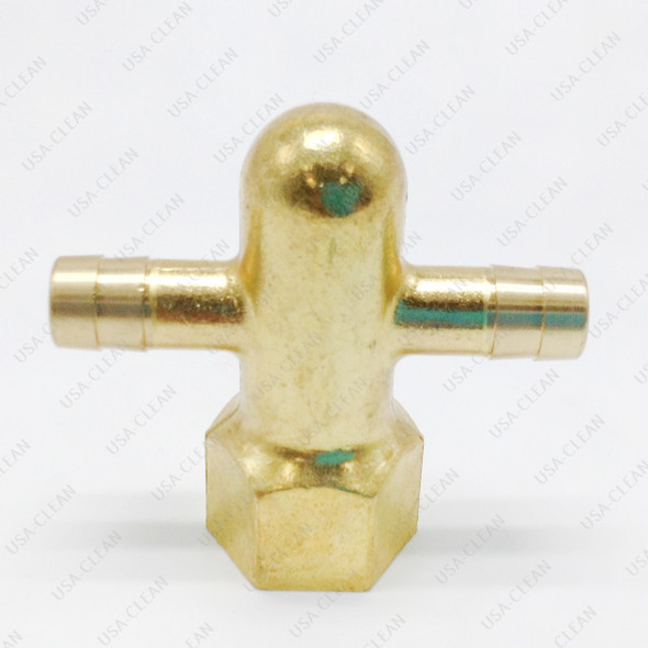 02103.23 - UC 65e Tee Rinse Thermometer (Brass) 350-0978