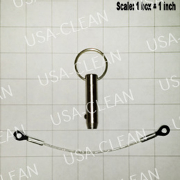 7-133 - Bumper retaining pin with cable 202-0467