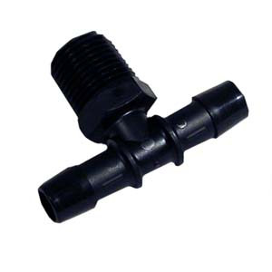 290-4155 - Barbed tee 1/2 x 1/2 202-0679