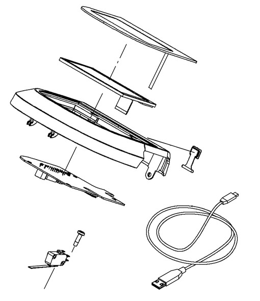 9014134 - LCD bezel kit 375-0240 9014134 - LCD bezel kit 375-0240