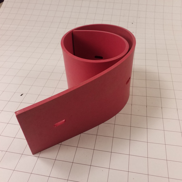 840712 - Squeegee blade rear (OBSOLETE) 206-3034