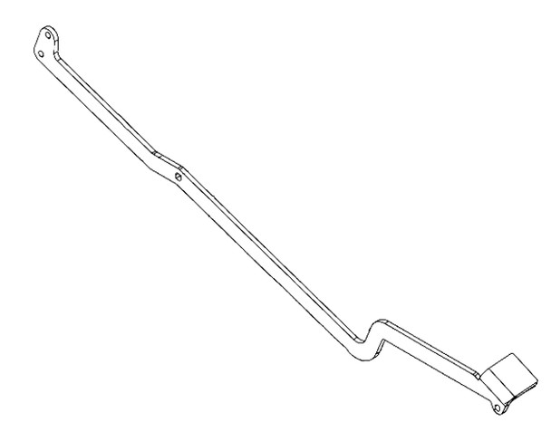 909 6487 000 - Brush lifting pedal 172-4739