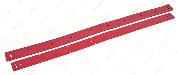 111650 - Squeegee blade kit gum rubber (red) 272-7216                      