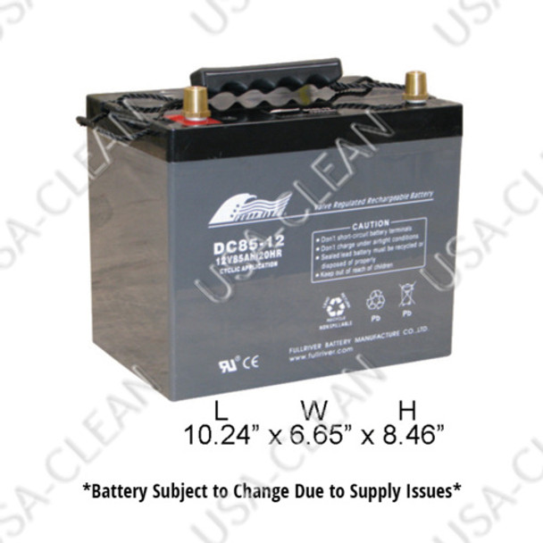  - 12V 85Ah AGM battery (Group 24) 162-0041                      