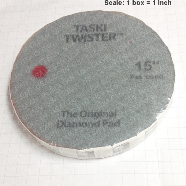  - 15 inch Twister diamond pad (red) (pkg of 2) 292-0357