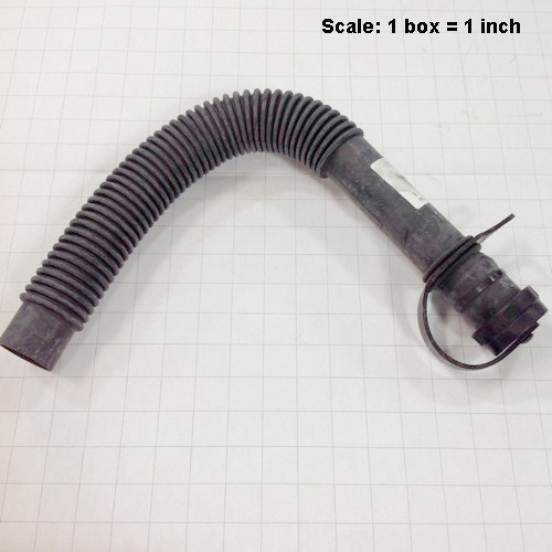 - 22 inch molded hose with drain cap 991-1907