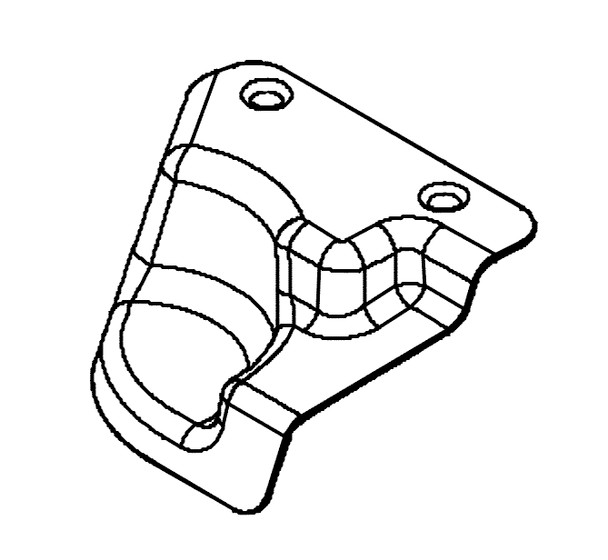 1210214 - Recovery water deflector 375-0210