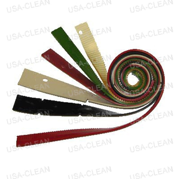 86897890 - BLADE, RED 2 inchx1/8 inchx43 inch -15 Hls/Ntchs             993-1936