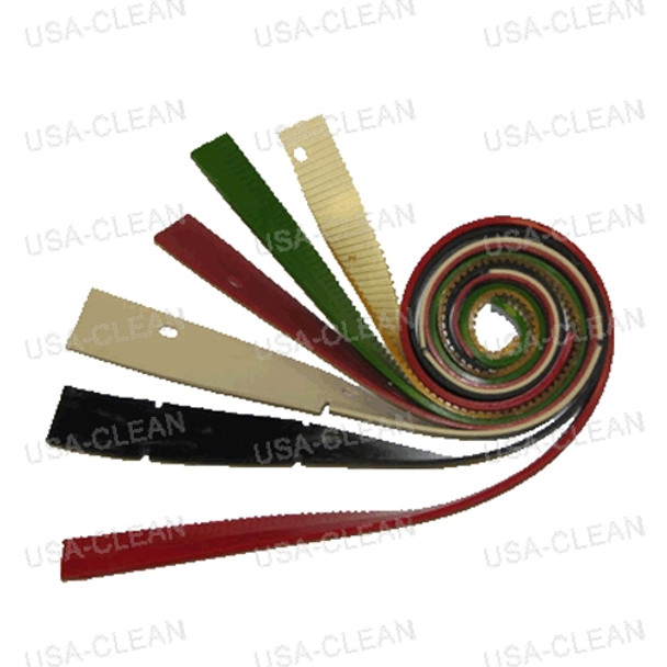 86731300 - Squeegee blade 32 inch gum rubber front (red) 993-0834