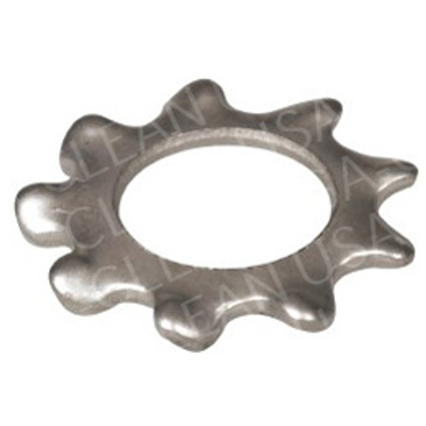  - Washer M4 external star lock stainless steel 999-6675