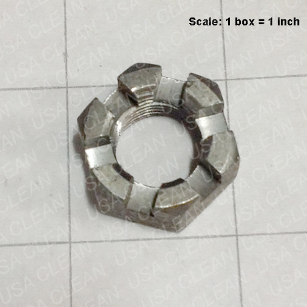 - Nut 9/16-18 hex slotted plain finish 999-0702  - Nut 9/16-18 hex slotted plain finish 999-0702