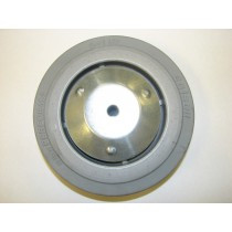 88061520 - WHEEL 6 inch, 3/8 inch BORE. GRAY RUBBER                     993-2234