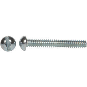  - Screw 10-24 x 5/8 round head slotted zinc plated 999-0008