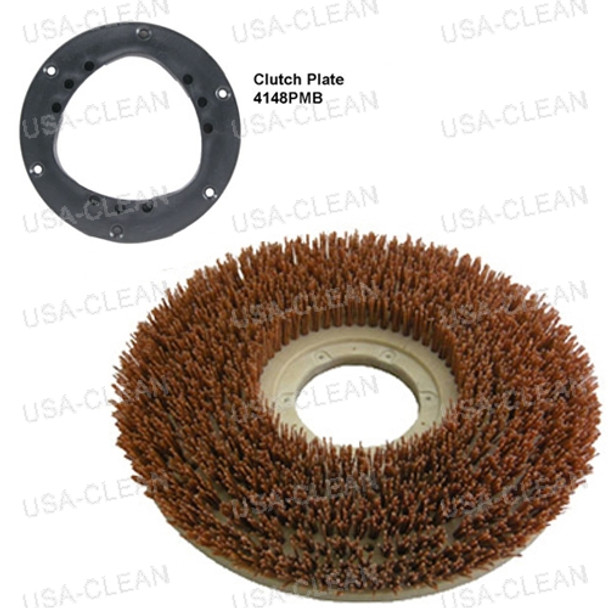  - 13 inch medium grit scrubbing brush - 180 grit 996-6080