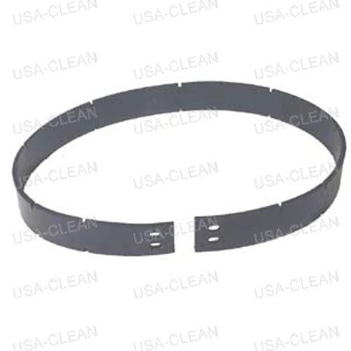  - Squeegee blade 43 inch curved gum rubber front (black) 994-0001