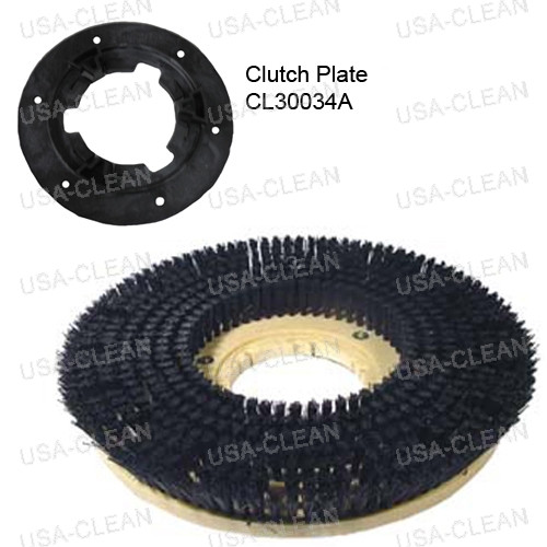 772412 W/ CL30034A - 12 inch polypropelene scrubbing brush (OBSOLETE) 996-1653